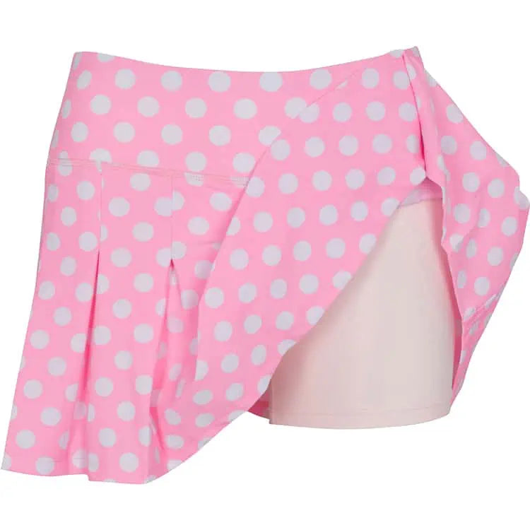 Pleated Skirt W/Wht-Sherbert : S