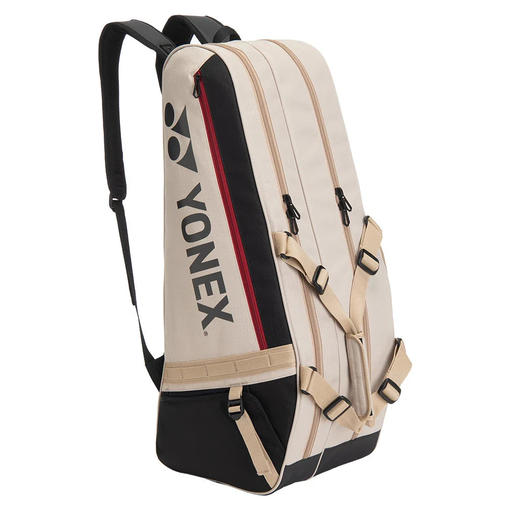 Yonex Gearlogic 6 - pack racquet bag (beige) ^