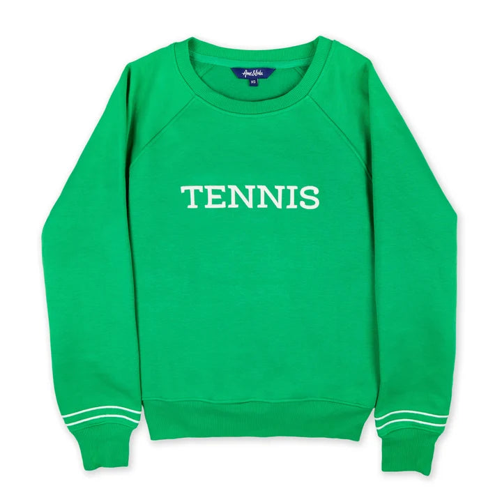 Ame & Lulu Tennis Stitched Women's Sweatshirt ^