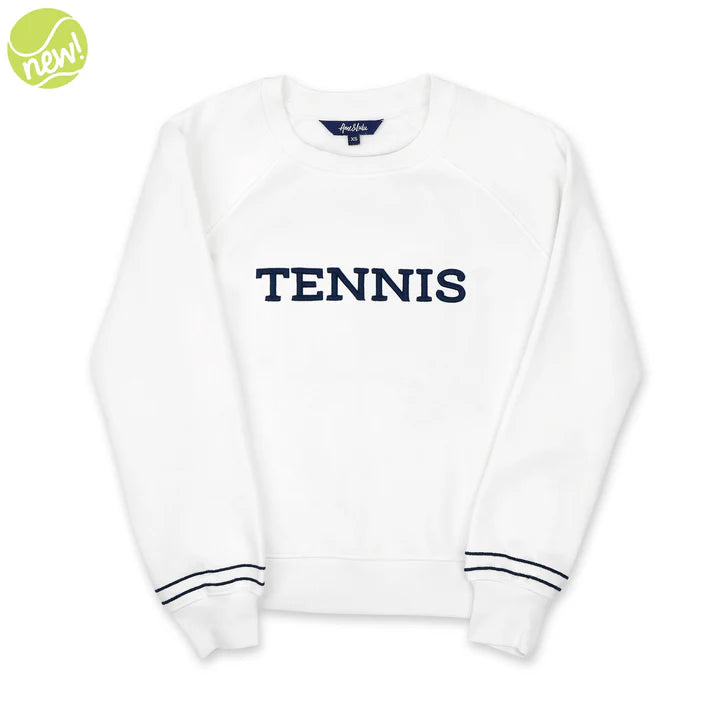 Ame & Lulu Tennis Stitched Women's Sweatshirt ^