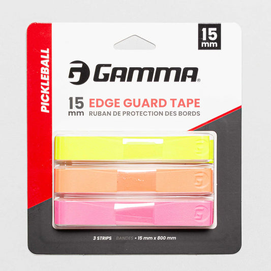 Gamma Pickleball Paddle Edge Guard Tape 15mm 3 Pack ^