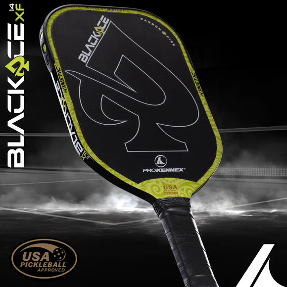 Pro Kennex Black Ace Yellow XF 14 Pickleball Paddle*